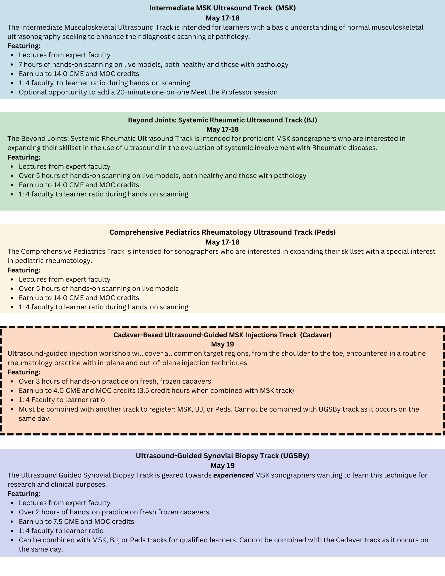 2024 USSONAR Multi-Track Ultrasound in Rheumatology Conference